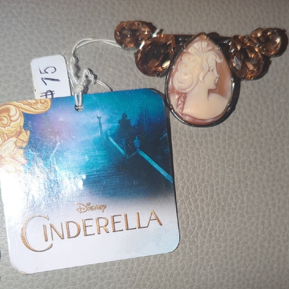 Disney Other - ✨ Disney Cinderella Cameo Hairclip– Vintage Princess Jewelry ✨